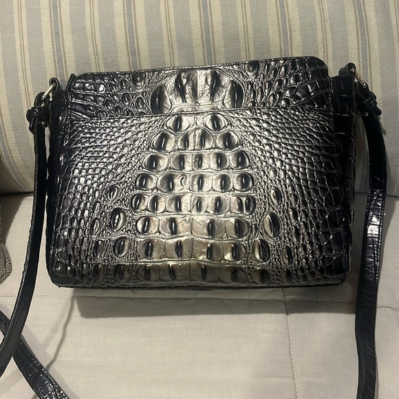 Brahmin Metallic Carrie Crossbody - Picture 2 of 11